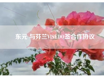 东元 与芬兰VISEDO签合作协议