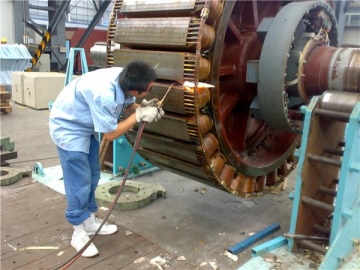 高压电机定子线圈腐蚀原因分析及建议