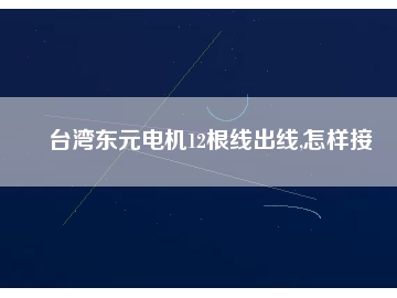 台湾东元电机12根线出线,怎样接