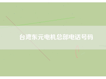 台湾东元电机总部电话号码