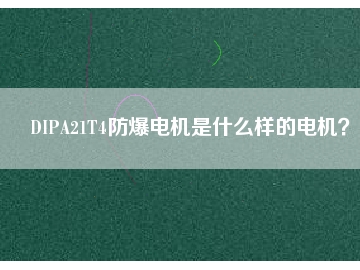DIPA21T4防爆电机是什么样的电机？