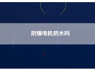 防爆电机防水吗